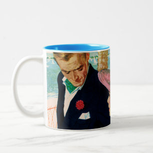 Das Stategy der Liebe Zweifarbige Tasse