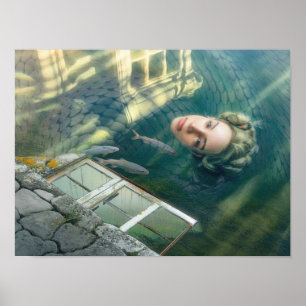 Das Statische Poster Druck Wandkunst Surrealer Abs