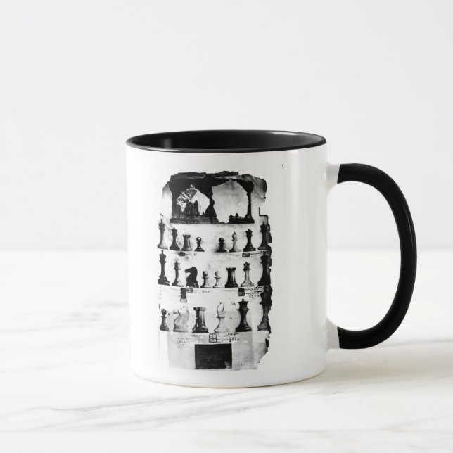 Das Staunton Chessmen-Patent-Zeichnen Tasse (Rechts)