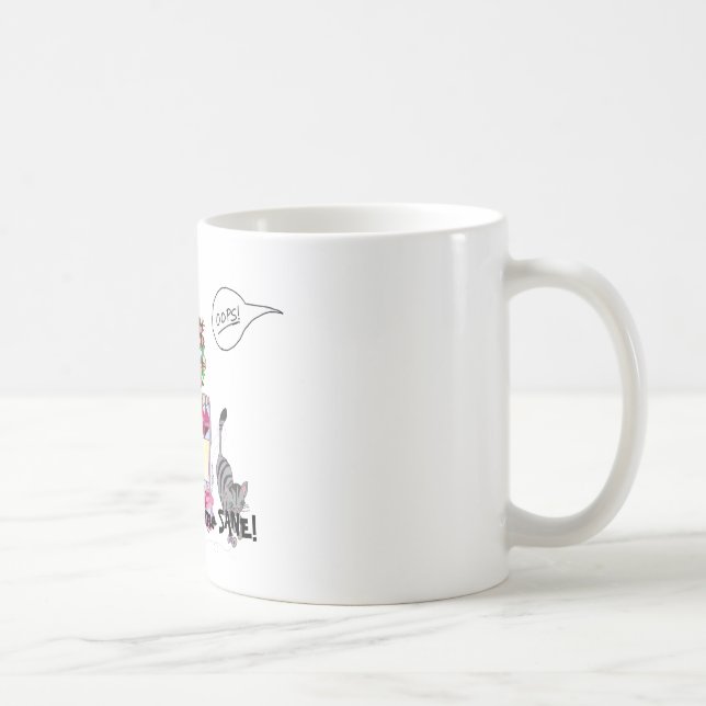 Das Steppen behält mich GESUND! Tasse (Rechts)