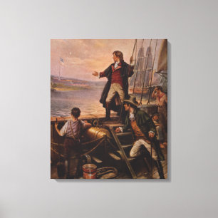 Das Sternenbanner Light Edward Percy Moran Leinwanddruck