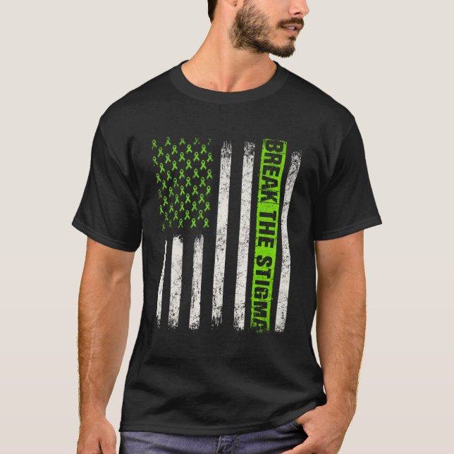 Das Stigma der US-amerikanischen Flagge - Bewussts T-Shirt (Vorderseite)