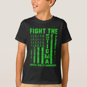 Das Stigma Psychische Gesundheit Bewusstsein Depre T-Shirt
