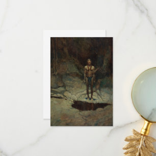 Das stille Grabmal von Newell Convers Wyeth Dankeskarte