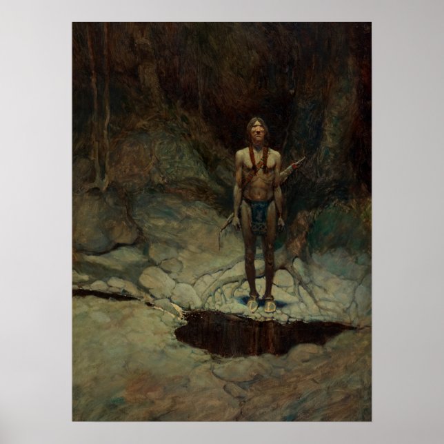 Das stille Grabmal von Newell Convers Wyeth Poster (Vorne)