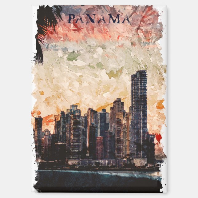 Das stilvolle Panama City City City City City City Magnet (Vorderseite)