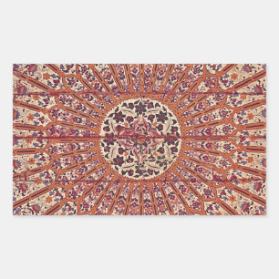 Das stilvolle und schicke Marokko Patern Rechteckiger Aufkleber