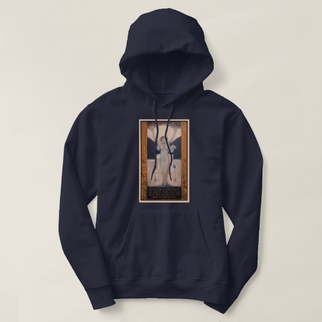 Das Stimmrecht-Grafikhoodie-Sweatshirt der Frau Hoodie (Design vorne)
