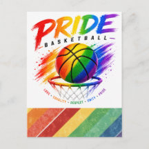 Das Stolz-Basketball-Regenbogendesign