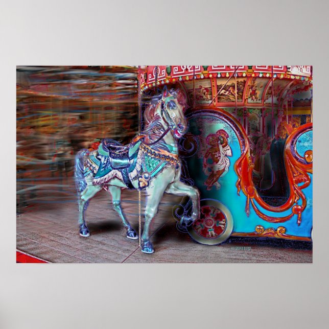 Das stolze Alte-Stallion-Poster/Print zum Framing Poster (Vorne)