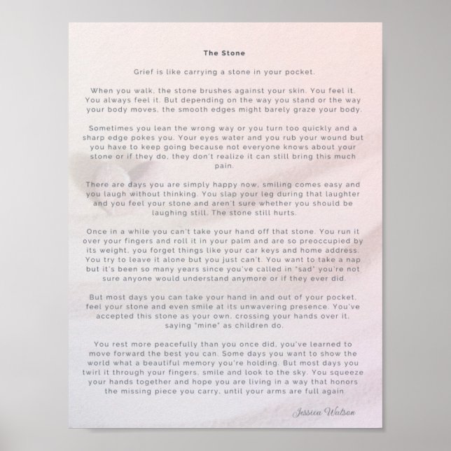 Das Stone Poster (Vorne)