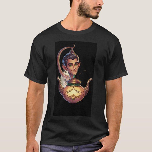 Das strahlende Genie und sein mystisches Lamp T-Shirt (Vorderseite)