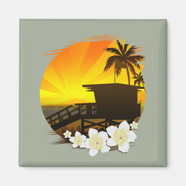 Das Strandleben Magnet (Vorne)