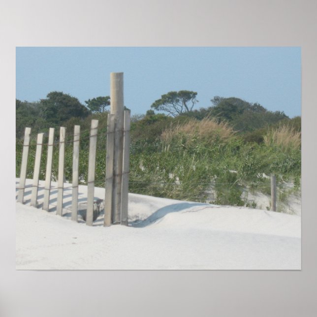 Das Strandposter drucken Poster (Vorne)