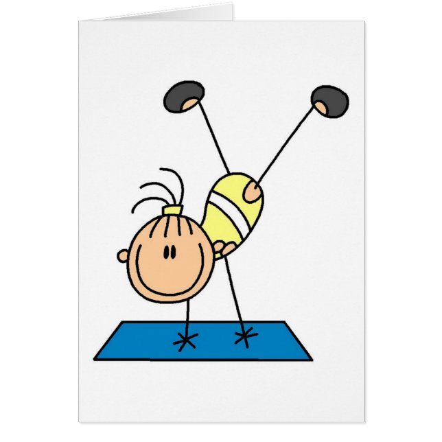 Das Strichfigur-Mädchen-Handeln dreht T-Shirts und (Vorne)