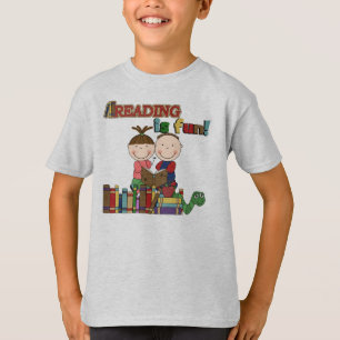 Das Strichmännchen-Kinderablesen ist- Spaß T-Shirt