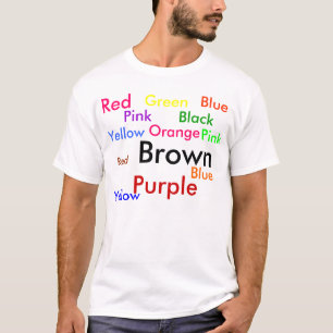 Das Stroop Test-T-Shirt - Monsieur T-Shirt