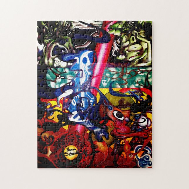 das Stück des einzigartigen Kollektors des Puzzlen Puzzle (Vertikal)