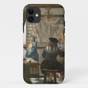 Das Studio des Künstlers, c.1665-66 (Öl auf Case-Mate iPhone Hülle