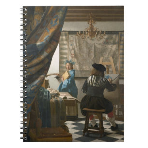 Das Studio des Künstlers, c.1665-66 (Öl auf Notizblock