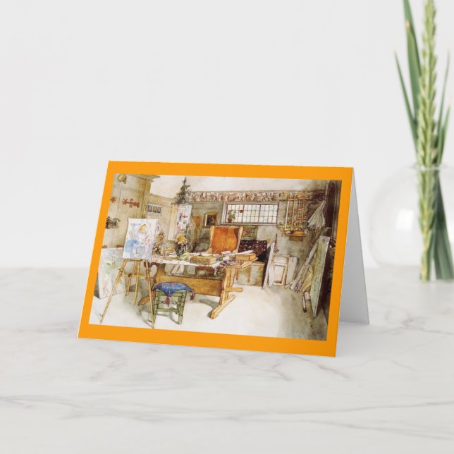Das Studio des Künstlers Karte (Vorderseite)