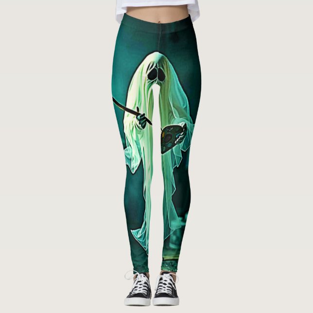 Das Studio-Design von Ghosted Artist Leggings (Vorderseite)