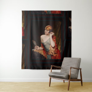 Das Studio Mirror von Albert Henry Collings Wandteppich