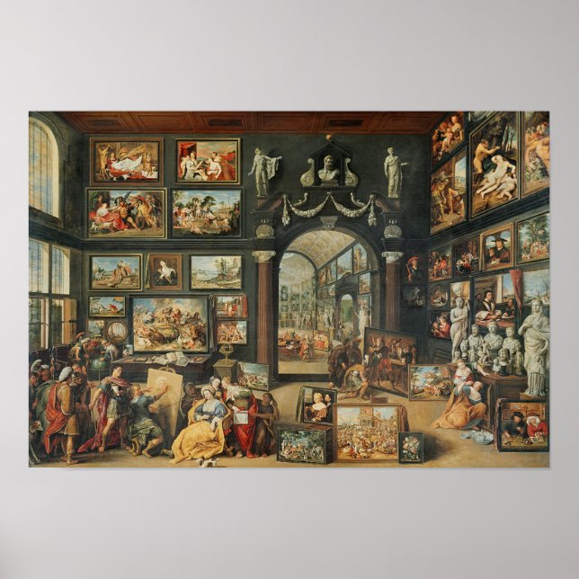 Das Studio von Apelles Poster (Vorne)