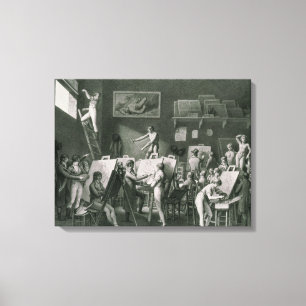 Das Studio von Jacques Louis David Leinwanddruck