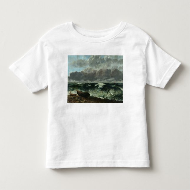 Das stürmische Meer oder, die Welle, 1870 Kleinkind T-shirt (Vorderseite)