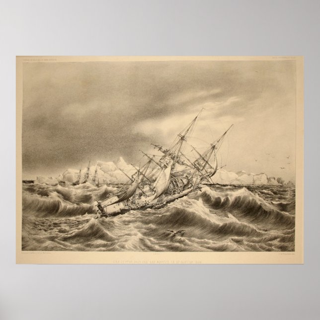Das Sturmschiff Poster (Vorne)
