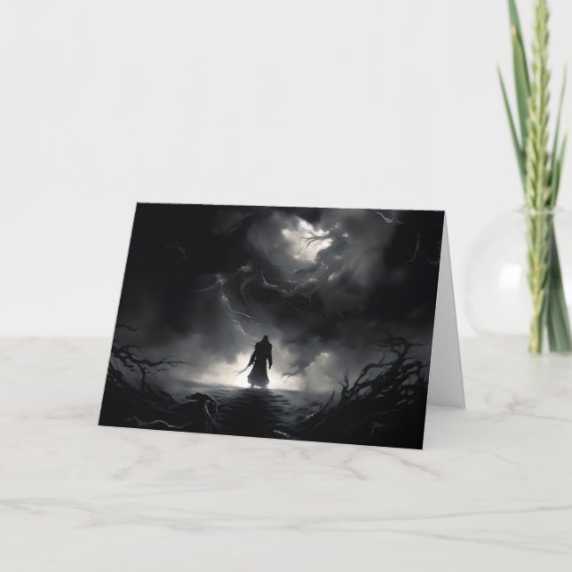 Das Sturmwalker Halloween Feiertagskarte (Vorderseite)