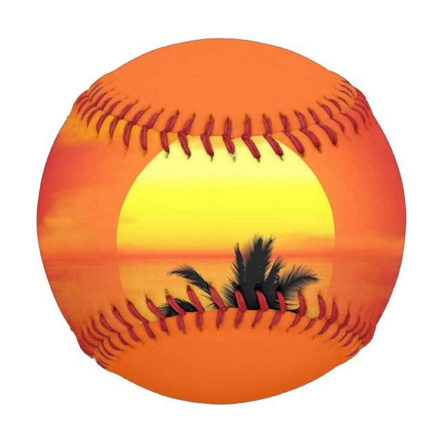 Das Sun Red Tropics Palm Beach Baseball (Vorderseite)
