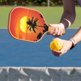 Das Sun Red Tropics Palm Beach Pickleball Schläger