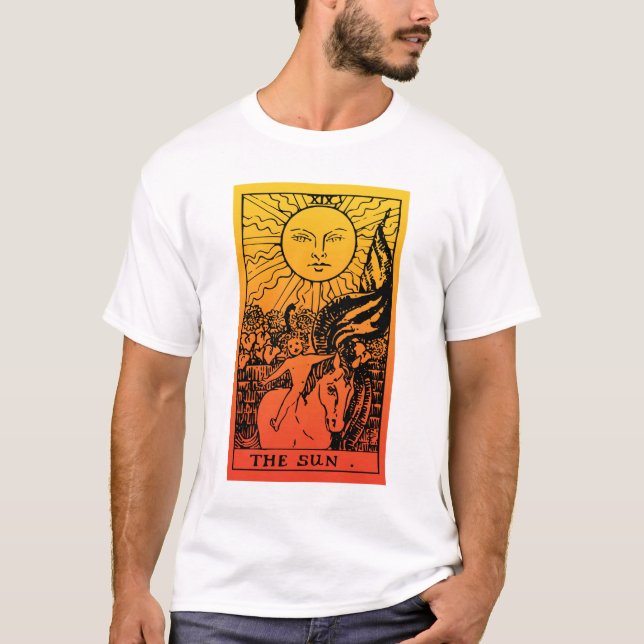 Das Sun-Tarot strahlt T-Shirt (Vorderseite)