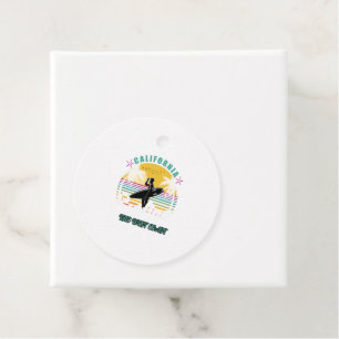 Das Surfen an der Westküste Kaliforniens Geschenkanhänger