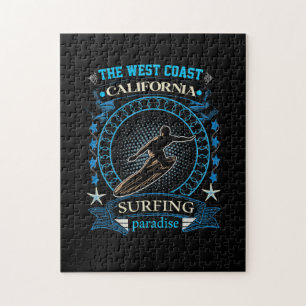 Das Surfen an der Westküste Kaliforniens Puzzle