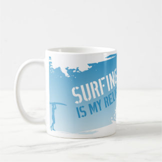 Das Surfen ist meine Religion Tasse