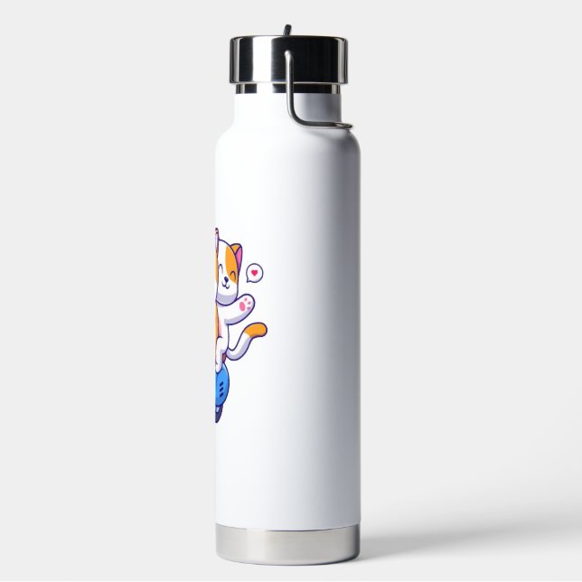 Das süße Shiba-Paar Trinkflasche (Links)