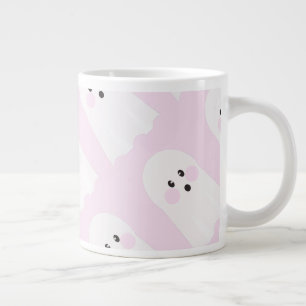 Das süßeste Gespenster-Muster Jumbo-Tasse