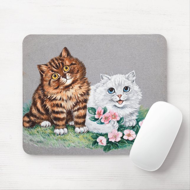 Das süßeste Paar von Louis William Wain Mousepad (Mit Mouse)
