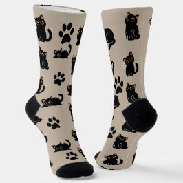Das süßeste schwarze Katzensocken-Geschenk für Kat Socken