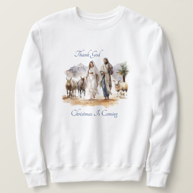 Das Sweatshirt der ersten Weihnachtsreihe 1 (Design vorne)