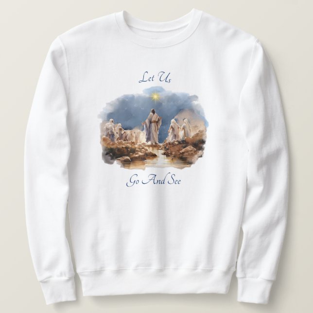 Das Sweatshirt der ersten Weihnachtsreihe 4 (Design vorne)