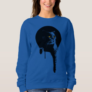 Das Sweatshirt der Frauen: Britische blaue