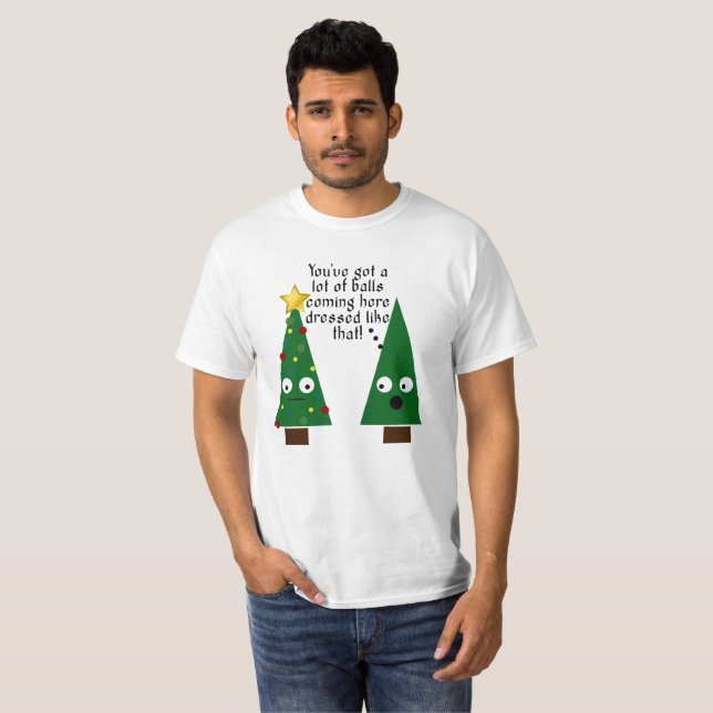 Das Sweatshirt der lustiges Weihnachtsklebrigen T-Shirt (Vorne ganz)