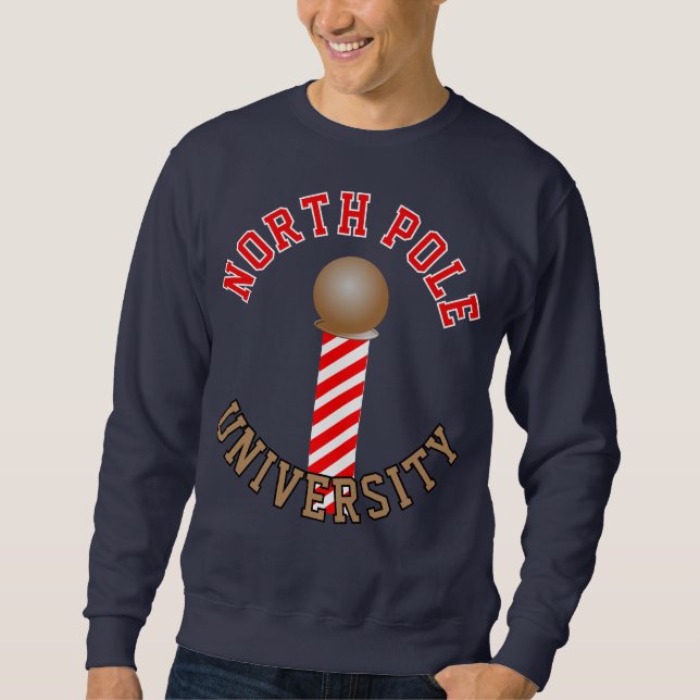 Das Sweatshirt für das Logo der Universität Nordpo (Vorderseite)
