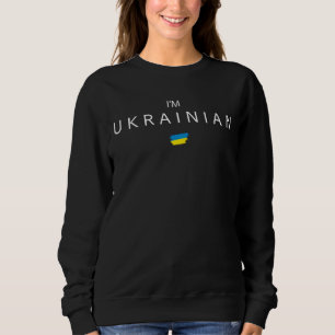 Das Sweatshirt für Frauen - ich bin Ukrainerin