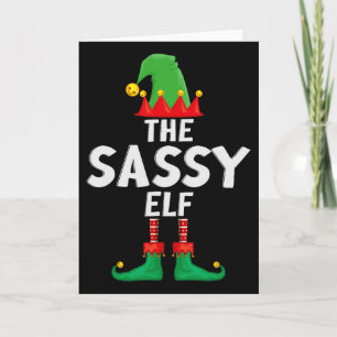 Das Sy Elf passende Familienweihnachten  Karte