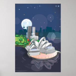 Das Sydney Opera House Poster